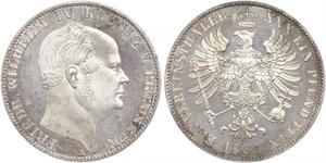 1 Thaler Kingdom of Prussia (1701-1918) Silver Frederick William IV of Prussia (1795 - 1861)