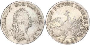 1 Thaler Kingdom of Prussia (1701-1918) Silver Frederick II of Prussia (1712 – 1786)