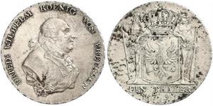 1 Thaler Kingdom of Prussia (1701-1918) Silver Frederick William II of Prussia