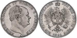 1 Thaler Kingdom of Prussia (1701-1918) Silver Frederick William IV of Prussia (1795 - 1861)