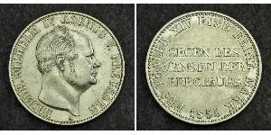 1 Thaler Kingdom of Prussia (1701-1918) Silver Frederick William IV of Prussia (1795 - 1861)