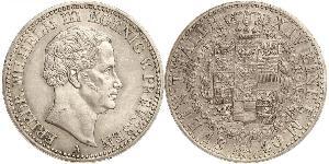 1 Thaler Kingdom of Prussia (1701-1918) Silver Frederick William III of Prussia (1770 -1840)