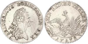 1 Thaler Kingdom of Prussia (1701-1918) Silver Frederick II of Prussia (1712 – 1786)