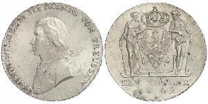 1 Thaler Kingdom of Prussia (1701-1918) Silver Frederick William III of Prussia (1770 -1840)
