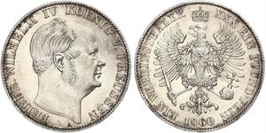 1 Thaler Kingdom of Prussia (1701-1918) Silver Frederick William IV of Prussia (1795 - 1861)