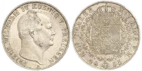 1 Thaler Kingdom of Prussia (1701-1918) Silver Frederick William IV of Prussia (1795 - 1861)