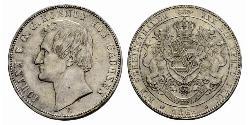 1 Thaler Kingdom of Saxony (1806 - 1918) Silver John of Saxony