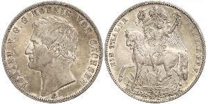 1 Thaler Kingdom of Saxony (1806 - 1918) Silver John of Saxony