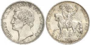 1 Thaler Kingdom of Saxony (1806 - 1918) Silver John of Saxony