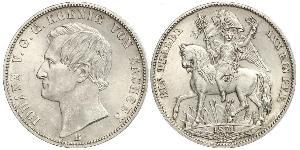 1 Thaler Kingdom of Saxony (1806 - 1918) Silver John of Saxony