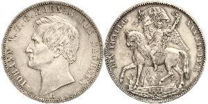 1 Thaler Kingdom of Saxony (1806 - 1918) Silver John of Saxony