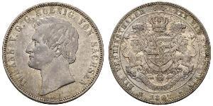 1 Thaler Kingdom of Saxony (1806 - 1918) Silver John of Saxony