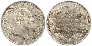 1 Thaler Kingdom of Saxony (1806 - 1918) Silver Frederick Augustus I of Saxony