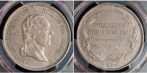 1 Thaler Kingdom of Saxony (1806 - 1918) Silver Frederick Augustus I of Saxony
