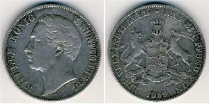 1 Thaler Kingdom of Württemberg (1806-1918) Silver William I of Württemberg