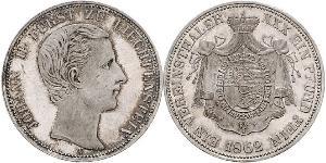 1 Thaler Liechtenstein (1719 - ) Silver Johann II, Prince of Liechtenstein (1840-1929)