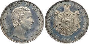1 Thaler Liechtenstein (1719 - ) Silver Johann II, Prince of Liechtenstein (1840-1929)
