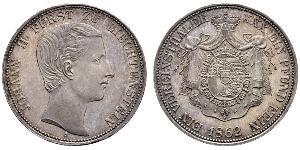 1 Thaler Liechtenstein (1719 - ) Silver Johann II, Prince of Liechtenstein (1840-1929)
