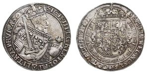 1 Thaler Polish-Lithuanian Commonwealth (1569-1795) Silver Sigismund III of Poland
