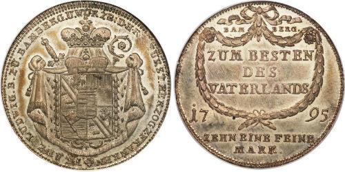 1 Thaler Prince-Bishopric of Bamberg (1245–1802) Silver 