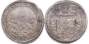 1 Thaler Principality of Ansbach (1398–1792) Silver 