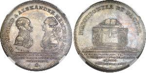 1 Thaler Principality of Ansbach (1398–1792) Silver Charles Alexander, Margrave of Brandenburg-Ansbach (1736 – 1806)