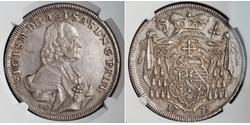 1 Thaler Salzburg (1328 - 1803) Silver Sigismund von Schrattenbach