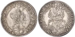 1 Thaler Salzburg (1328 - 1803) Silver 
