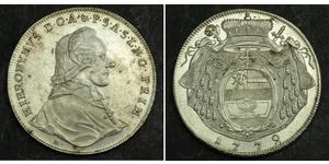 1 Thaler Salzburg (1328 - 1803) / Austria  Silver Count Hieronymus von Colloredo (1732 - 1812)