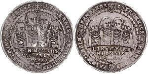 1 Thaler States of Germany Silver 