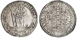 1 Thaler States of Germany Silver Frederick Ulrich, Duke of Brunswick-Wolfenbüttel (1591 - 1634)