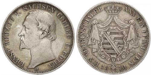 1 Thaler States of Germany Silver 