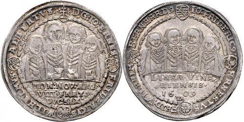 1 Thaler States of Germany Silver 