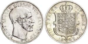 1 Thaler Ducato di Brunswick (1815 - 1918)  Ernesto I di Sassonia-Altenburg (1826 - 1908)