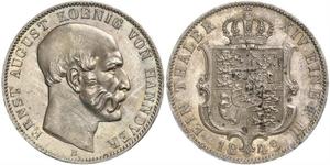 1 Thaler null  Ernst I, Duke of Saxe-Altenburg (1826 - 1908)