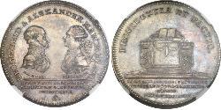 1 Талер Ансбах (княжество) (1398–1792) Серебро Charles Alexander, Margrave of Brandenburg-Ansbach (1736 – 1806)
