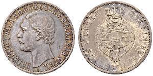1 Thaler Duchy of Mecklenburg-Schwerin (1352-1918) 銀 腓特烈·威廉 (梅克倫堡-施特雷利茨)