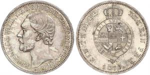 1 Thaler Duchy of Mecklenburg-Schwerin (1352-1918) 銀 腓特烈·威廉 (梅克倫堡-施特雷利茨)