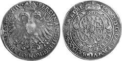 1 Thaler Electorate of Bavaria (1623 - 1806) 銀 