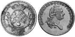 1 Thaler Electorate of Bavaria (1623 - 1806) 銀 