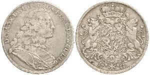 1 Thaler Electorate of Bavaria (1623 - 1806) 銀 Maximilian III Joseph, Elector of Bavaria (1727 – 1777)