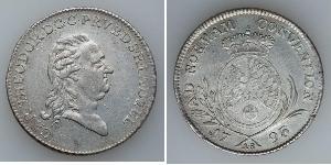 1 Thaler Electorate of Bavaria (1623 - 1806) 銀 