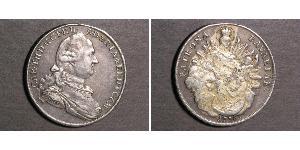 1 Thaler Electorate of Bavaria (1623 - 1806) 銀 卡爾·泰奧多爾 (1724 - 1799)