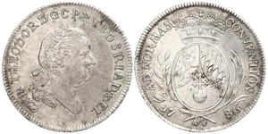 1 Thaler Electorate of Bavaria (1623 - 1806) 銀 