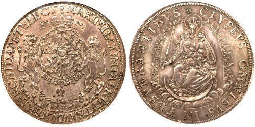 1 Thaler Electorate of Bavaria (1623 - 1806) 銀 Maximilian I, Elector of Bavaria (1573 – 1651)
