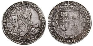 1 Thaler Polish-Lithuanian Commonwealth (1569-1795) 銀 Sigismund III of Poland