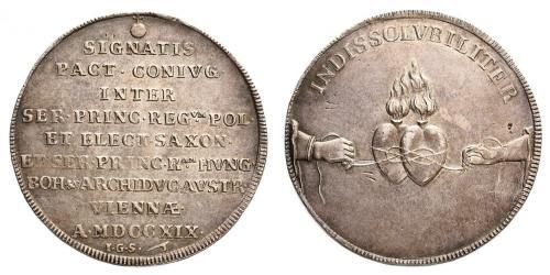 1 Thaler Polish-Lithuanian Commonwealth (1569-1795) 銀 奥古斯特二世 (波兰) (1670 - 1733)