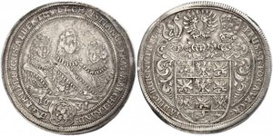 1 Thaler Principality of Ansbach (1398–1792) 銀 