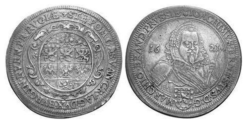 1 Thaler Principality of Ansbach (1398–1792) 銀 Joachim Ernst, Margrave of Brandenburg-Ansbach (1583 – 1625)