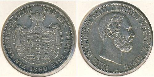 1 Thaler 利珀親王國 (1123 - 1918) 銀 